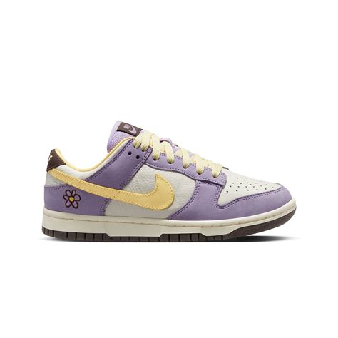 Nike Women Dunk Low Premium Lilac Bloom Soft Yellow Sail