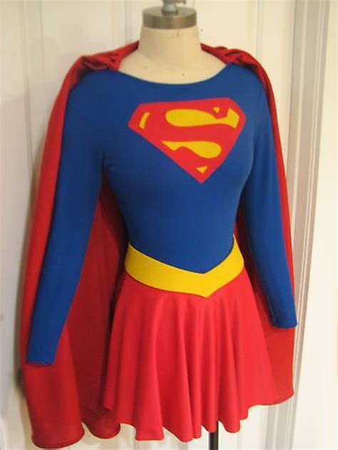 New Supergirl Halloween Costume With Cape 16060320 3899