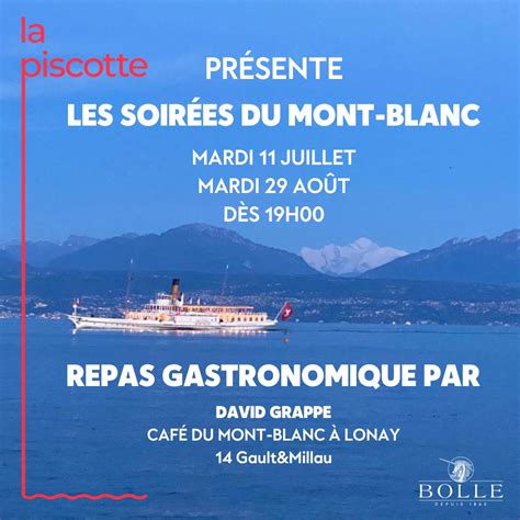 Soirée gastronomique au restaurant de la piscine de Morges Café du