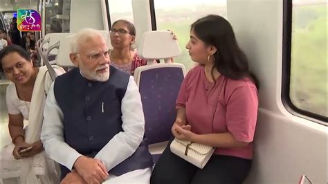 A Traveller In Delhi Metro Wishes Pm Modi In The Sanskrit Language On His 73rd Birthday Youtube