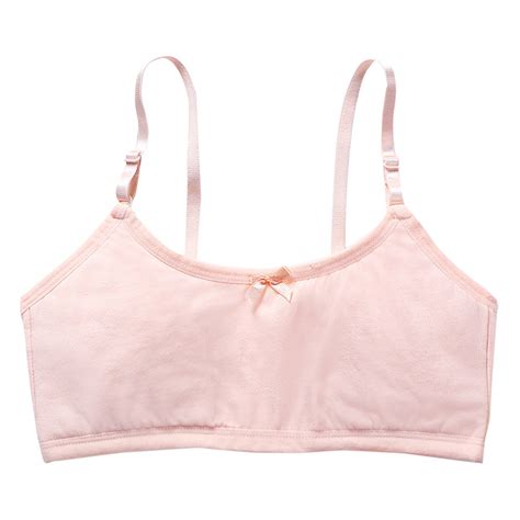 Puberty Girls Cotton Development Bra Adjustable Shoulder Strap Cami