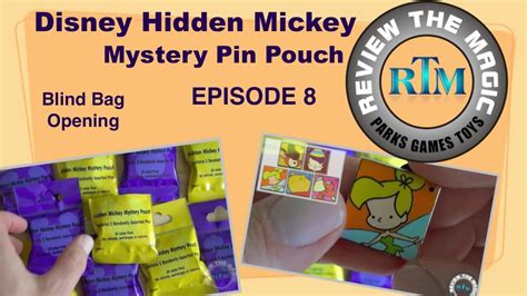 Disney Purple Wave A Hidden Mickey Mystery Pin Pouch Blind Bag Opening Review Episode 8 Youtube