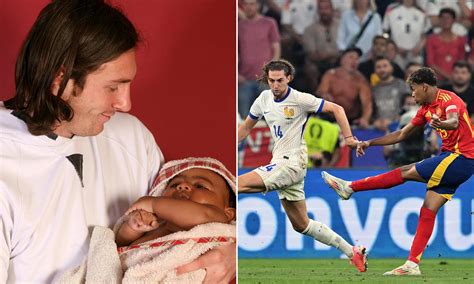 Photos of Messi with Spain's Euros hero Lamine Yamal as BABY resurface