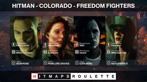 HITMAN 3 Colorado Freedom Fighters HITMAPS In Game Roulette