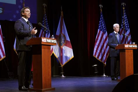 Highlights From Ron Desantis And Charlie Crists Raucous Florida