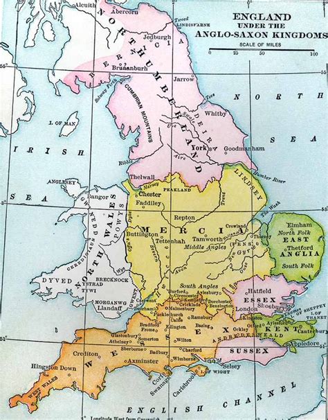 Anglo Saxon Kingdoms In England Storia