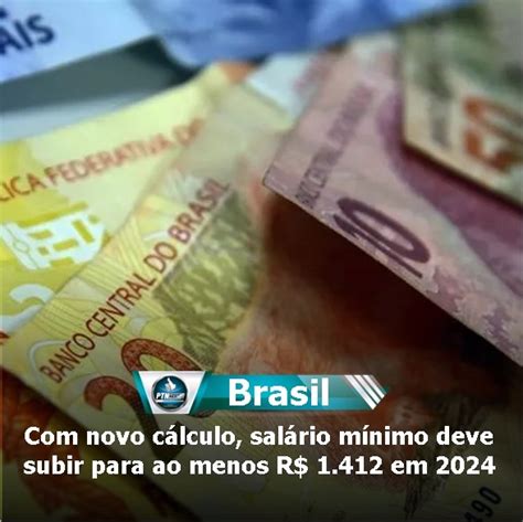 Novo C Lculo Sal Rio M Nimo Deve Subir Para Ao Menos R Em