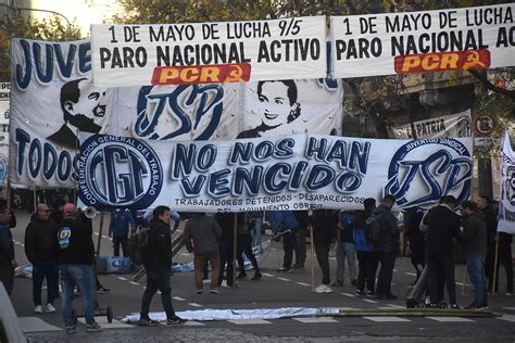 La Cgt Se Movilizará Por El Día Del Trabajador Con Críticas Al Ajuste De Milei Como Previa Del