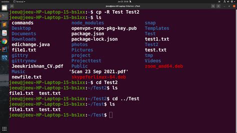 Cp Command In Linux