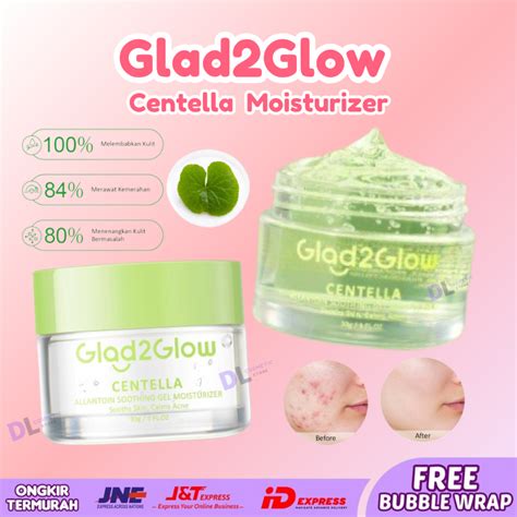 Jual Glad Glow Centella Allantoin Soothing Moisturizer Gel Gr