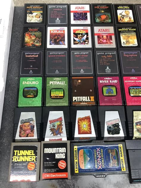 Atari 2600 Game Cartridges