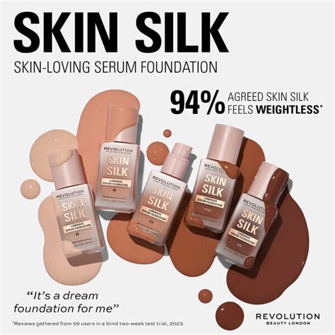 Revolution Skin Silk Serum Foundation F Make Up Superdrug