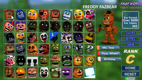 FNAF World - Remastered Title Screen (Made with FNAF Roster Builder) | Five Nights At Freddy's Amino