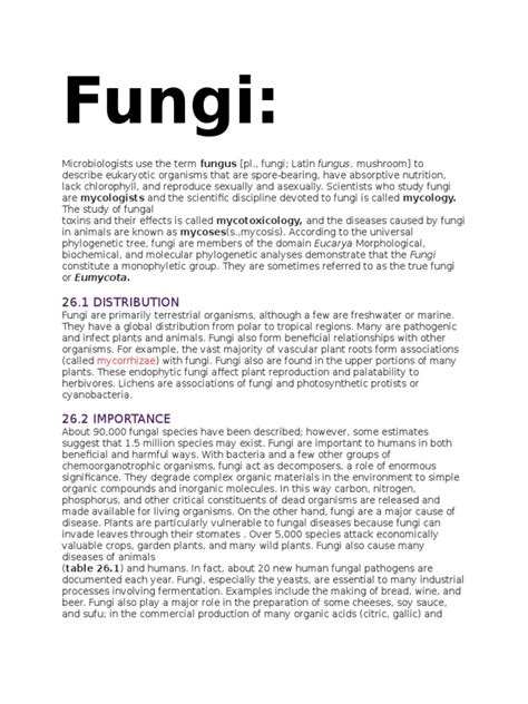 Pdf Micro Notes Fungi Dokumentips