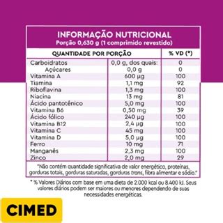 Kit 6x Lavitan Mulher Az Suplemento De Vitamina 60 Comprimidos