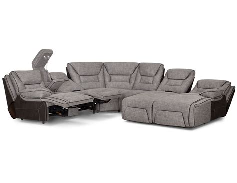 Power Reclining Sectional Sofa With Chaise | Baci Living Room
