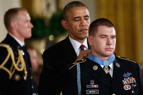 Obama Awards Medal Of Honor To Afghan War Soldier Who Stood By His Team Under Ambush Pbs Newshour