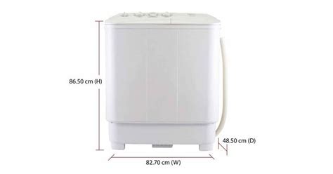 Midea MSW-9008P 9.0kg Semi Automatic Washing Machine | Berdaya