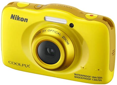 Подводный фотоаппарат Nikon Coolpix S32 Yellow купить недорого в ...