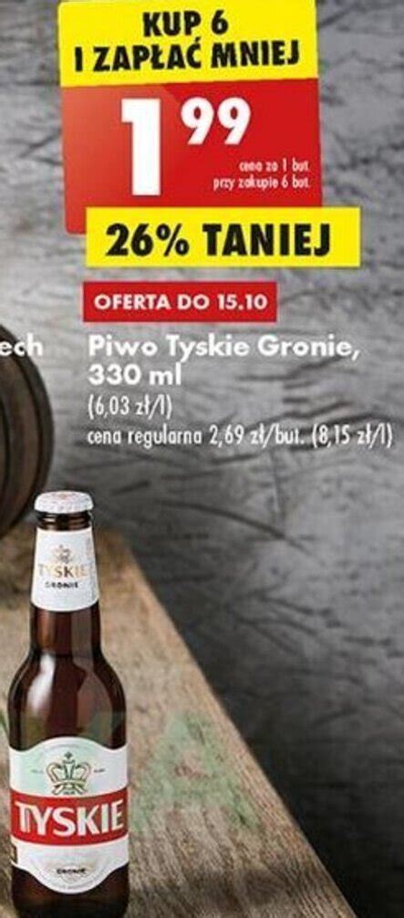 Promocja Tyskie Piwo Gronie Ml W Biedronka