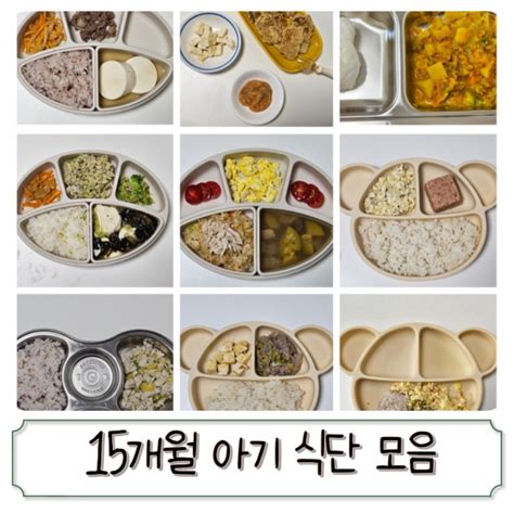 15개월 아기 식단 아침 간식 유아식 반찬 메뉴 모음 Zip 네이버 블로그