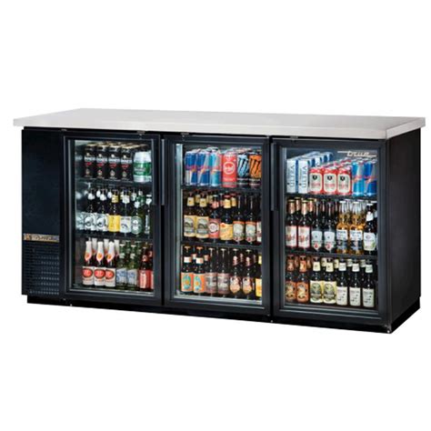 True Tbb 24 72g Hc Ld 73 3 Glass Door Back Bar Refrigerator ☑️ Canada Food Equipment