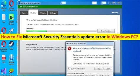 Comment R Parer Lerreur De Mise Jour De Microsoft Security