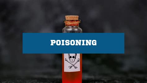 First Aid For Poisoning Guide For Effective Treatment