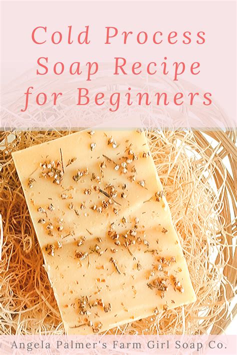 Cold Process Soap Recipe For Beginners Easy 2 Oil Soap Recipe Cold Process Soap Recipes Easy