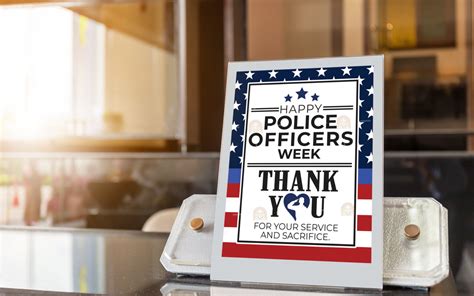 Police Week Sign Printable Bundle National Police Officers Week