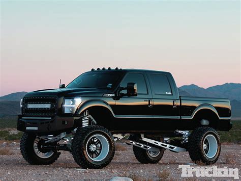 Lifted Ford Powerstroke Wallpaper