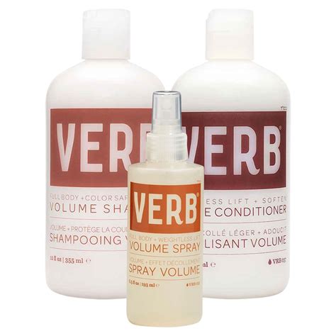 Verb Volume Shampoo, Conditioner & Volume Spray Trio | Beauty Care Choices