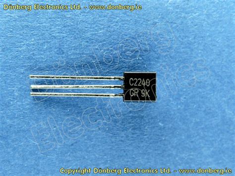 Semiconductor: 2SC2240 (2SC 2240) - TRANSISTOR SILICON NPN / 120V / 0 ...