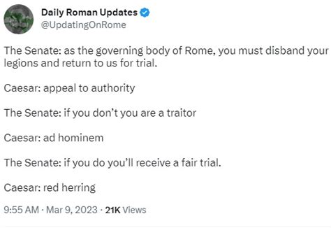 The Senate As The Governing Body Of Rome You Must Disband Your