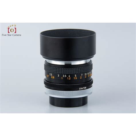 【中古】canon キヤノン Fd 50mm F18 前期 Canon Fd 5018 Early 0207 中古カメラのファイブ