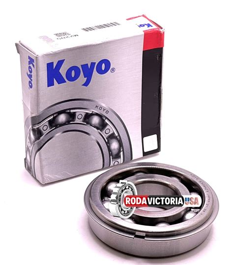 KOYO 6306 NR BALL BEARING OPEN NO SEALS SNAP RING 30x72x19mm EBay