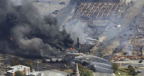 Photos Aftermath Of Lac Megantic Quebec Train Disaster Ahmad Ali