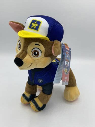 Nickelodeon Paw Patrol Chase Big Truck Pups 8 Plush Stuffed Animal New