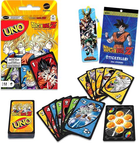 Amazon Dragon Ball Z Uno Card Game Set Bundle With Dragon Ball Z