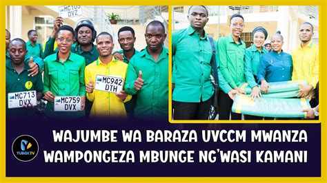 Mbunge Ng Wasi Kamani Awakabidhi Bodaboda Wajumbe Wa Baraza La Uvccm