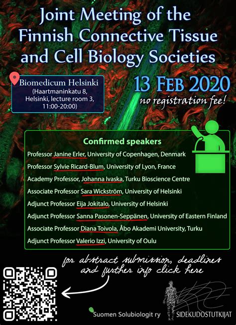 Registration to The Joint Meeting of the Finnish Connective Tissue and