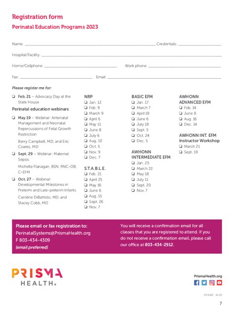 Fillable Online Regional Outreach Ob Educator Perinatal Development