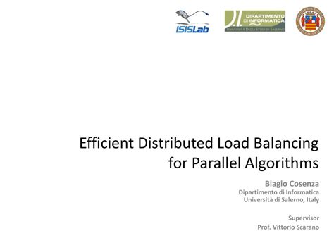 Ppt Efficient Distributed Load Balancing For Parallel Algorithms