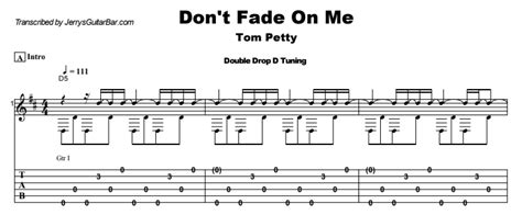 Tom Petty Don T Fade On Me Guitar Lesson Tab Chords Jgb