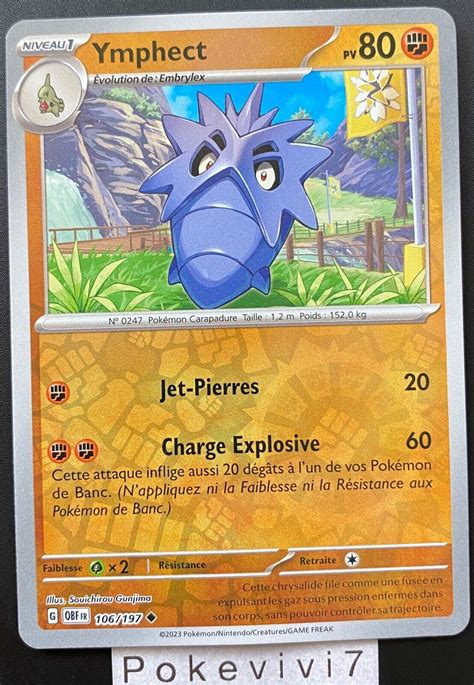 Carte Pokemon YMPHECT 106 197 REVERSE EV3 Ecarlate Et Violet OBF FR