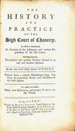 The History and Practice of the High Court of Chancery in Which is ...