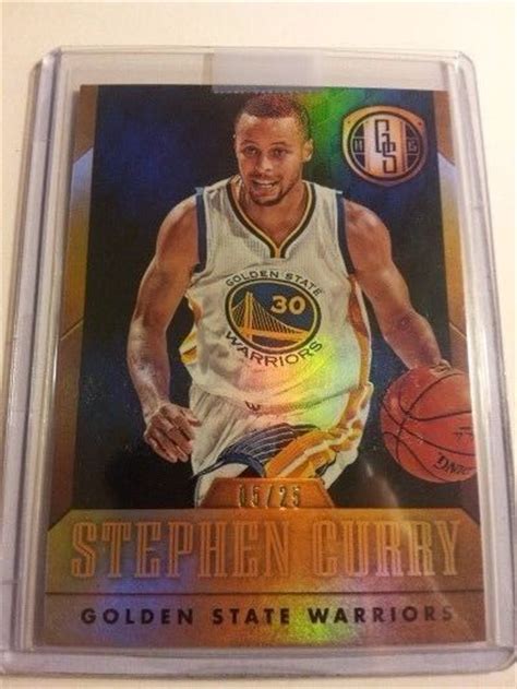 2014 15 Panini Gold Standard Stephen Curry Black Base 05 25 NBA