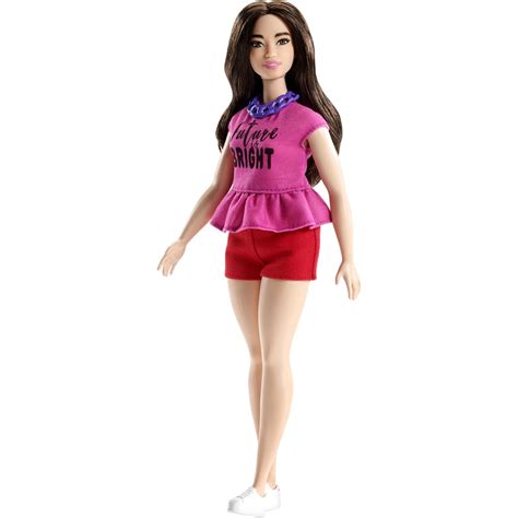 Barbie Fashionistas Doll Curvy Body Type Wearing Pink Graphic Top Walmart Inventory Checker