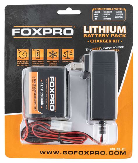 Foxpro LITH CHG Lithium Battery Pack Fast Charge EGUNCO