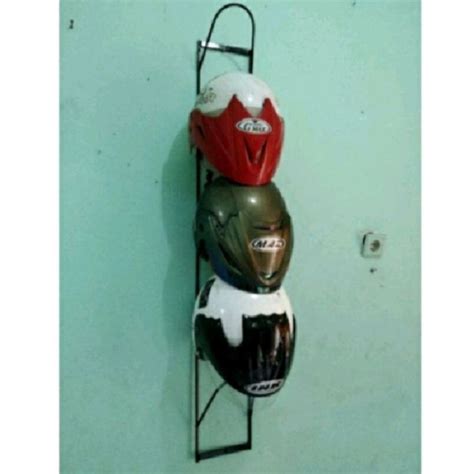 Jual Rak Helm Susun Rak Helm Gantung Rak Helm Besi Gantungan Helm